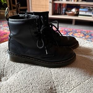 Dr. Martens Black Leather Boots